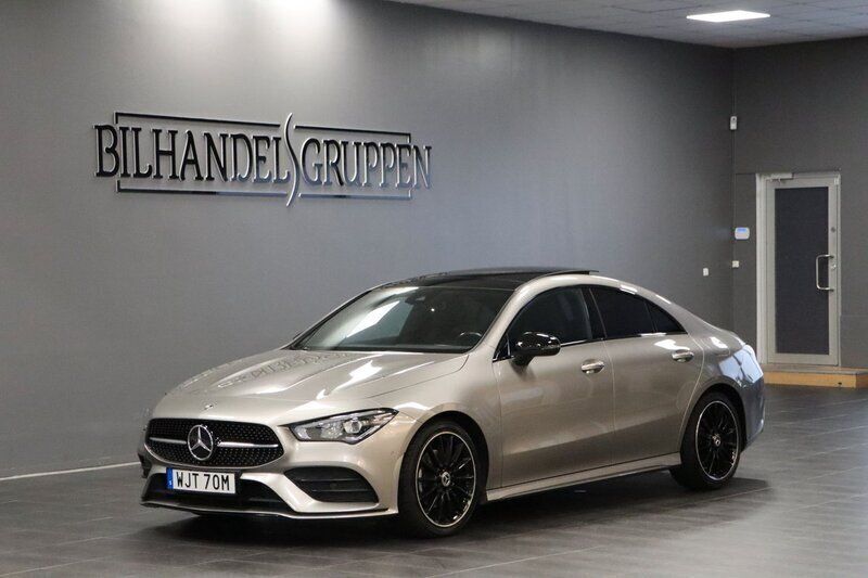 Silver Begagnad 2020 Mercedes CLA180 AMG Sedan | 329 900 kr (Marknadspris) - Bild 1/4