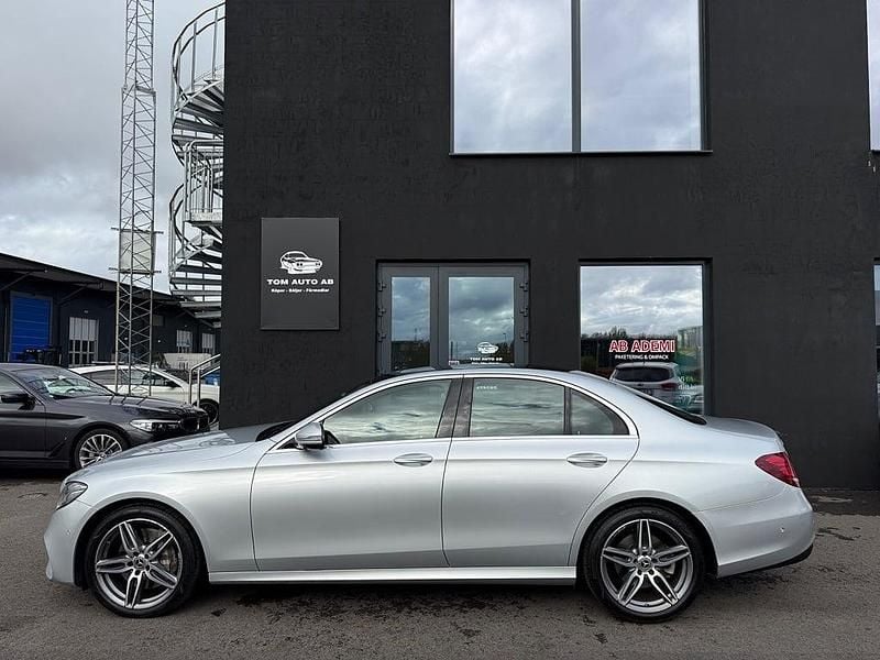Begagnad Mercedes E350 AMG line 258 HK (189 kW) 2017 Silver Sedan