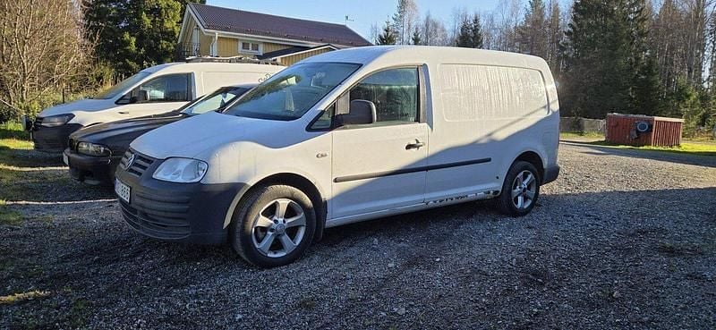 Vit Begagnad 2010 VW Caddy Maxi Minibuss | 38 000 kr (Bra pris) - Bild 1/1