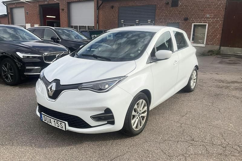 Vit Begagnad 2020 Renault Zoe Halvkombi | 99 000 kr (Bra pris) - Bild 1/4