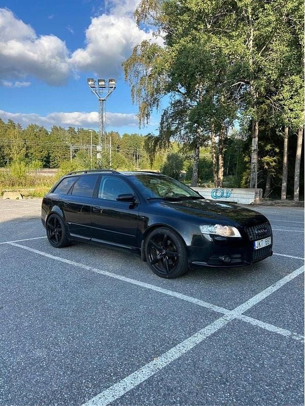 Svart Begagnad 2008 Audi A4 S-Line Kombi | 49 900 kr (Bra pris) - Bild 1/4