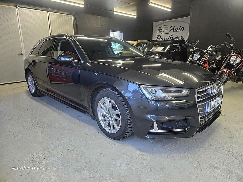 Grå Begagnad 2018 Audi A4 Sport Kombi | 198 000 kr (Lite dyr) - Bild 1/4