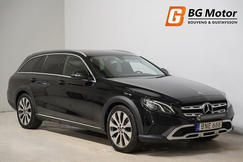 Begagnad Mercedes E220 All-Terrain Avantgarde 194 HK (142 kW) 2018 Svart Kombi