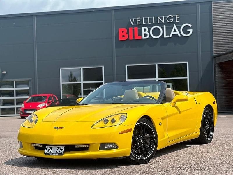 Begagnad Chevrolet Corvette 405 HK (297 kW) 2006 Gul Cab