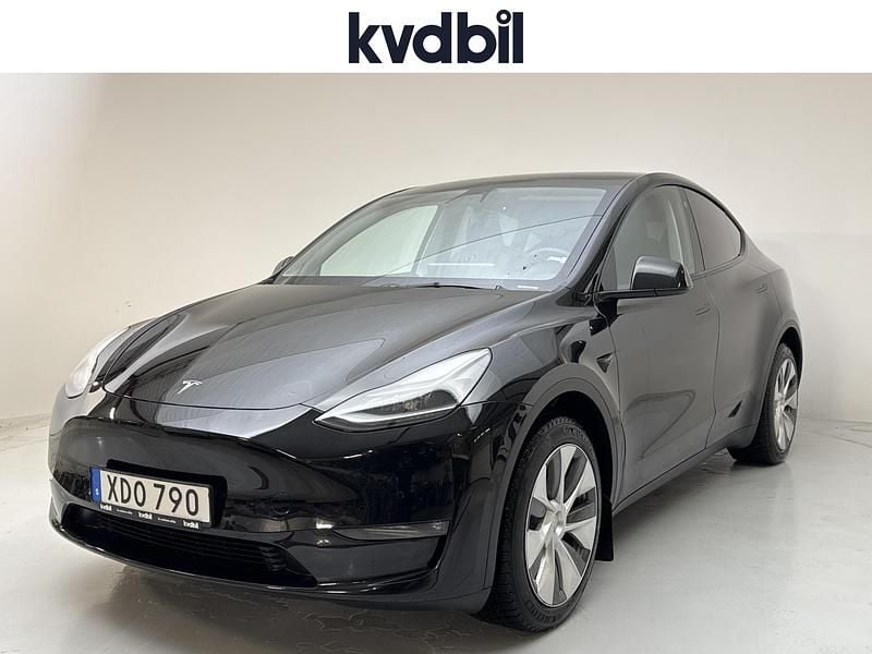 Svart Begagnad 2022 Tesla Model Y Long Range AWD SUV | 334 900 kr (Bra pris) - Bild 1/3