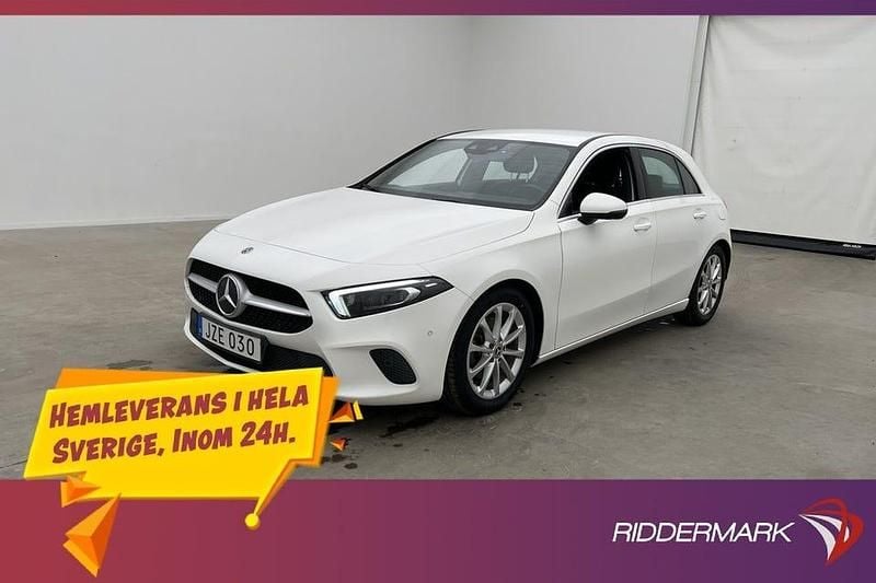 Vit Begagnad 2018 Mercedes A200 Halvkombi | 229 700 kr (Marknadspris) - Bild 1/3