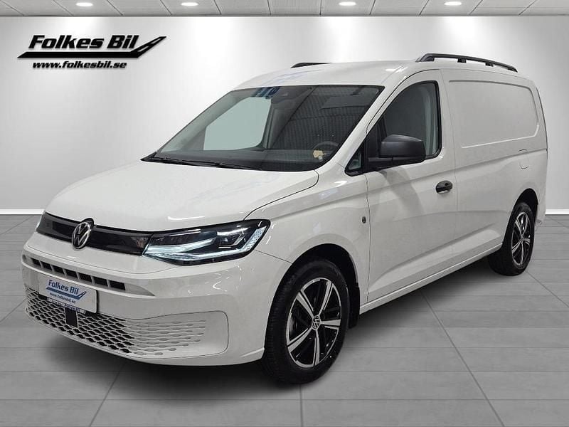 Vit Ny 2025 VW Caddy Maxi Minibuss | 486 250 kr (Dyr) - Bild 1/4