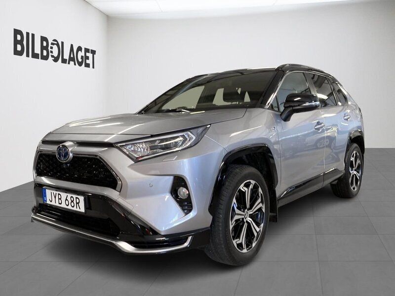 Grå Begagnad 2021 Toyota RAV4 Hybrid Premium SUV | 379 500 kr (Superpris) - Bild 1/4