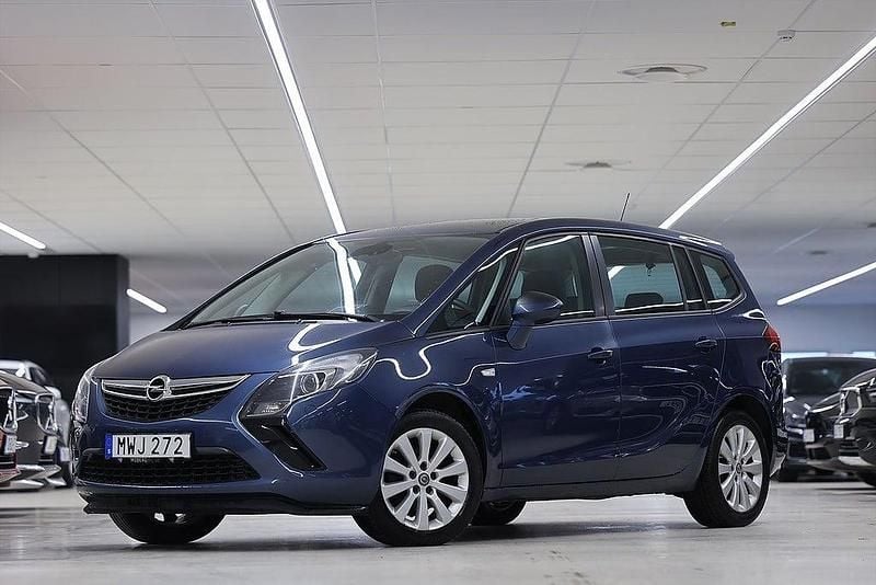 Begagnad Opel Zafira Tourer Enjoy 140 HK (102 kW) 2015 Blå Minibuss