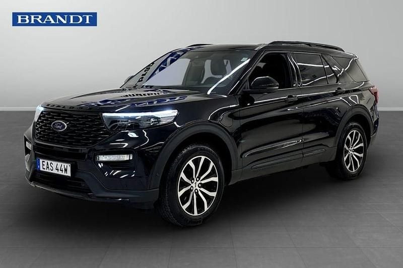 Svart Begagnad 2020 Ford Explorer ST-Line SUV | 449 900 kr (Dyr) - Bild 1/4