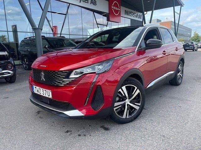 Rödmetallic Begagnad 2022 Peugeot 3008 GTi SUV | 259 498 kr (Marknadspris) - Bild 1/4