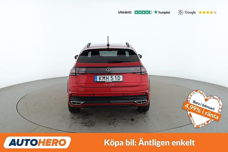 Begagnad VW Taigo R-line 151 HK (111 kW) 2021 Röd SUV