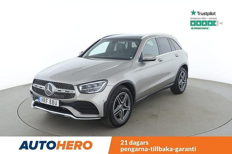 Silver Begagnad 2020 Mercedes GLC220 AMG line SUV | 429 000 kr (Lite dyr) - Bild 1/4