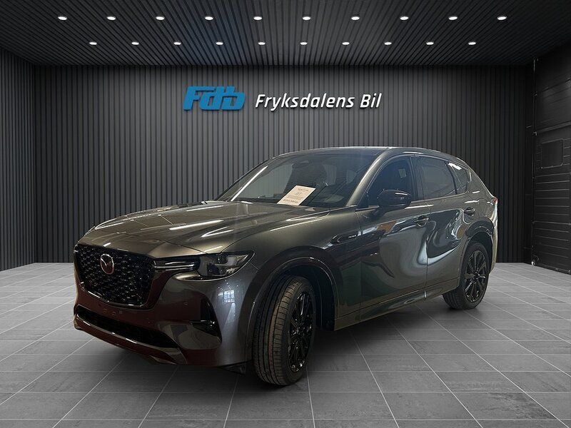 Grå Ny 2024 Mazda CX-60 SUV | 610 000 kr (Dyr) - Bild 1/4