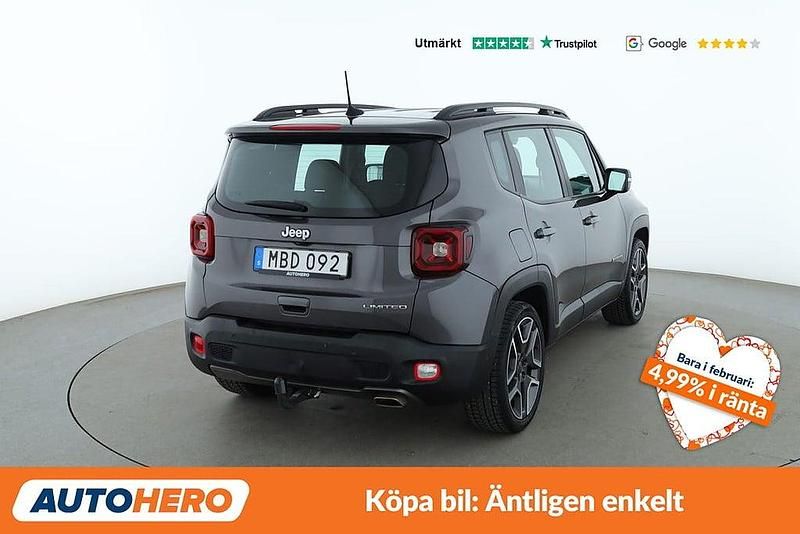 Begagnad Jeep Renegade 121 HK (88 kW) 2018 Grå SUV