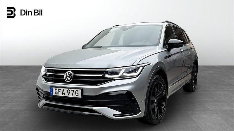 Silver Begagnad 2021 VW Tiguan Allspace R-line SUV | 439 900 kr (Lite dyr) - Bild 1/4