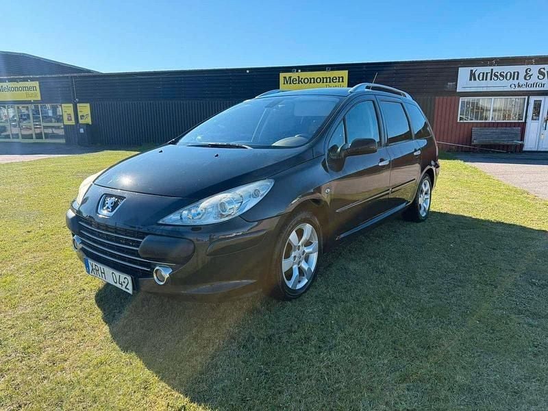 Svart Begagnad 2006 Peugeot 307 Kombi | 14 900 kr (Marknadspris) - Bild 1/4