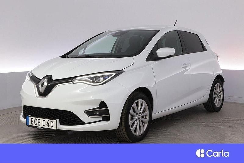 Vit Begagnad 2021 Renault Zoe Zen Halvkombi | 164 900 kr (Bra pris) - Bild 1/4