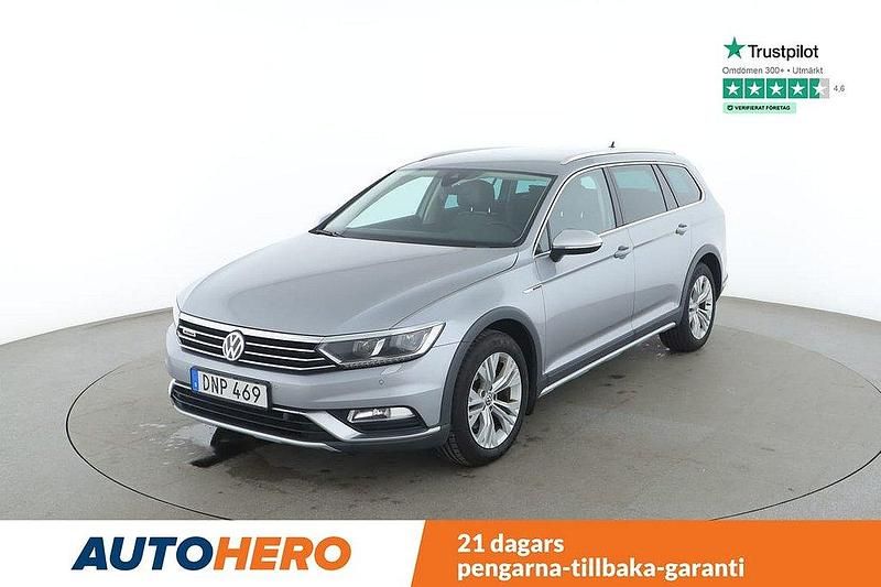 Silver Begagnad 2018 VW Passat Alltrack Kombi | 209 000 kr (Marknadspris) - Bild 1/4