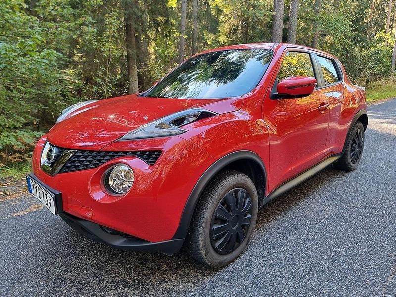 Röd Begagnad 2018 Nissan Juke S SUV | 129 900 kr - Bild 1/4
