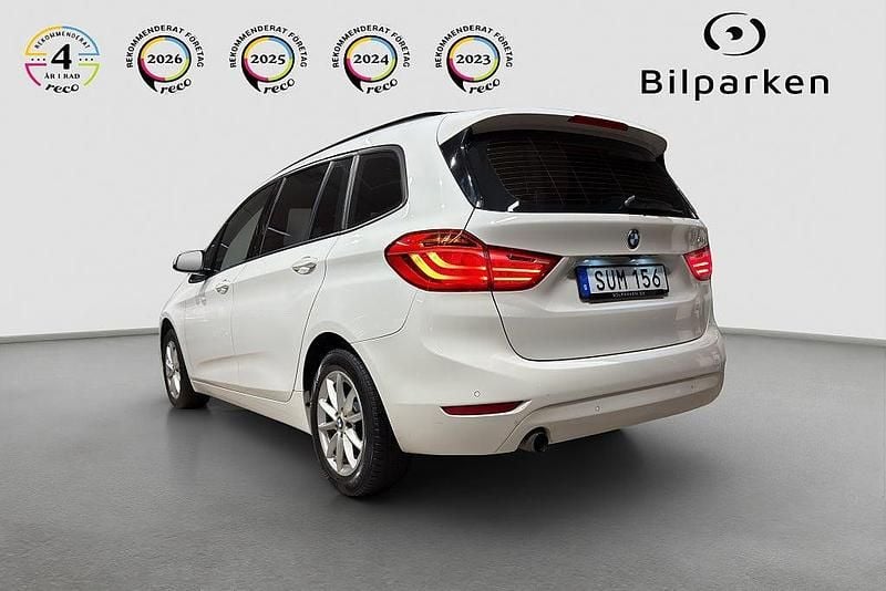 Begagnad BMW 218 Gran Tourer Advantage 136 HK (100 kW) 2016 Vit Minibuss