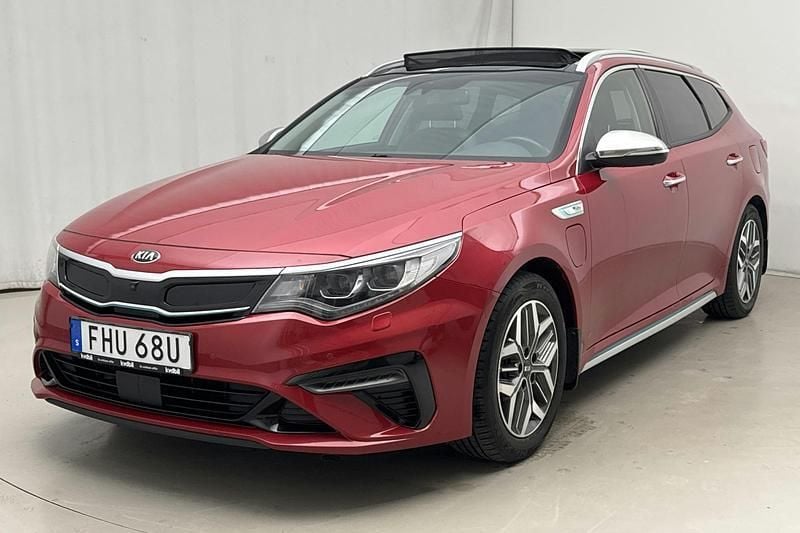 Röd Begagnad 2019 Kia Optima Advance | 200 000 kr (Marknadspris) - Bild 1/4