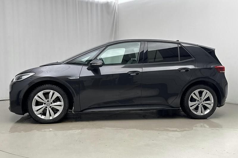 Begagnad VW ID.3 Pro Performance 150 kW (204 HK) 2021 Mörkgrå Halvkombi