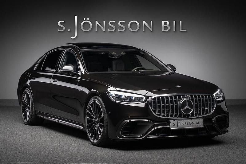 Onyx black metallic Begagnad 2024 Mercedes S63L AMG Business Sedan | 2 150 000 kr - Bild 1/4