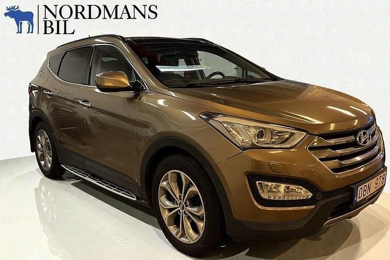 Brun Begagnad 2013 Hyundai Santa Fe Premium SUV | 119 900 kr (Superpris) - Bild 1/4