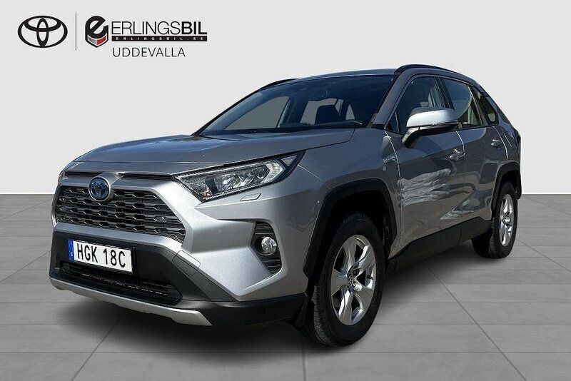 Silver Begagnad 2019 Toyota RAV4 Hybrid Active SUV | 279 000 kr (Lite dyr) - Bild 1/3