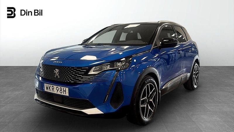 Blå Begagnad 2021 Peugeot 3008 GT SUV | 239 900 kr (Marknadspris) - Bild 1/4