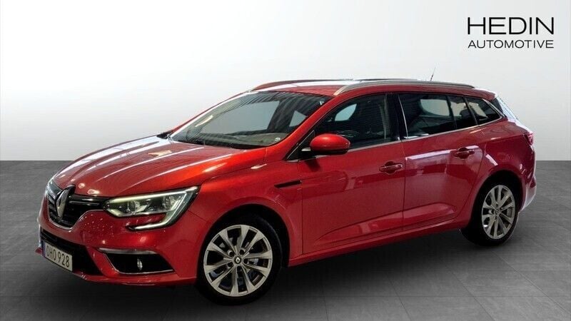 Röd (red) Begagnad 2016 Renault Mégane GrandTour Kombi | 119 900 kr (Marknadspris) - Bild 1/4