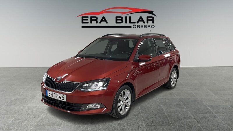 Begagnad Skoda Fabia Elegance 111 HK (81 kW) 2015 Röd Halvkombi