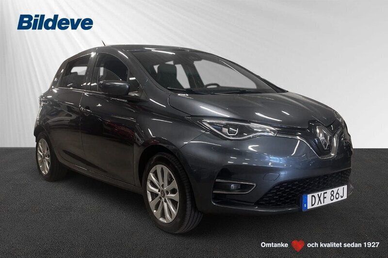 Grå Begagnad 2021 Renault Zoe Zen Halvkombi | 169 900 kr (Marknadspris) - Bild 1/4