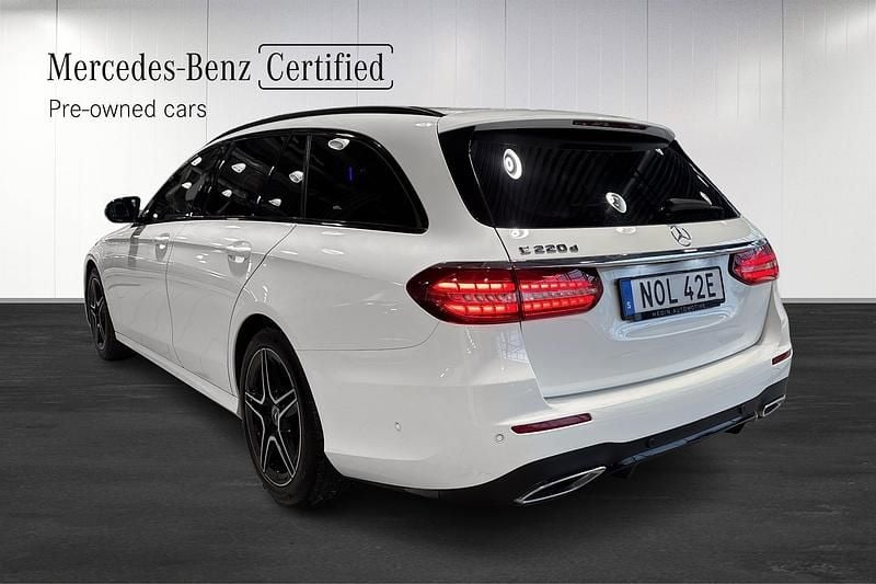 Begagnad Mercedes E220 AMG 194 HK (142 kW) 2020 Vit Kombi