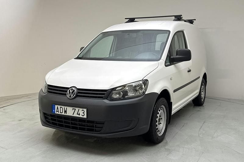 Vit Begagnad 2012 VW Caddy Minibuss | 50 000 kr (Superpris) - Bild 1/4
