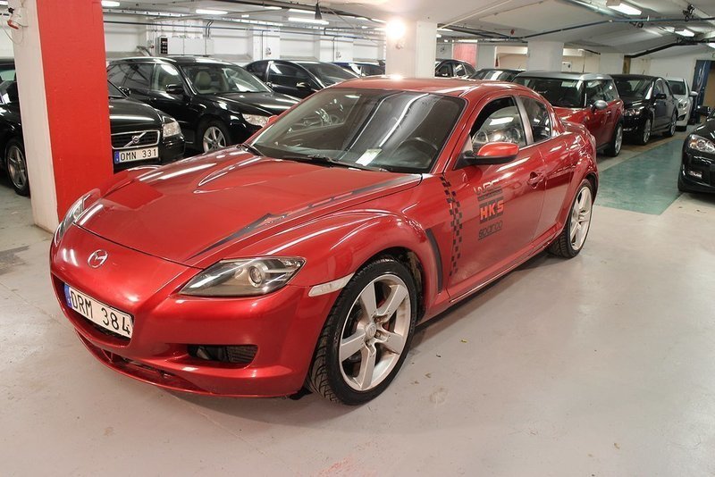 Såld Mazda RX8 1.3 192hk 06, begagnad 2006, 7 100 mil i