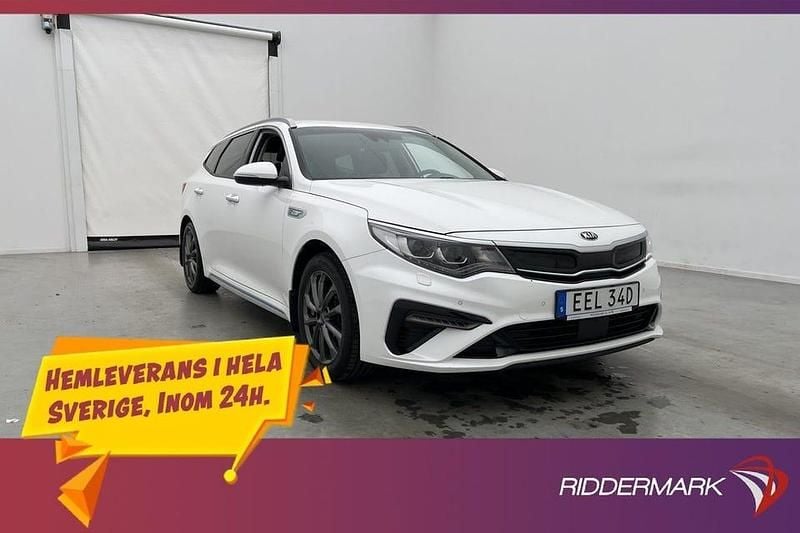 Vit Begagnad 2020 Kia Optima Advance Kombi | 188 900 kr - Bild 1/3