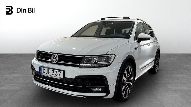 Vit Begagnad 2020 VW Tiguan Comfortline SUV | 279 900 kr (Marknadspris) - Bild 1/4