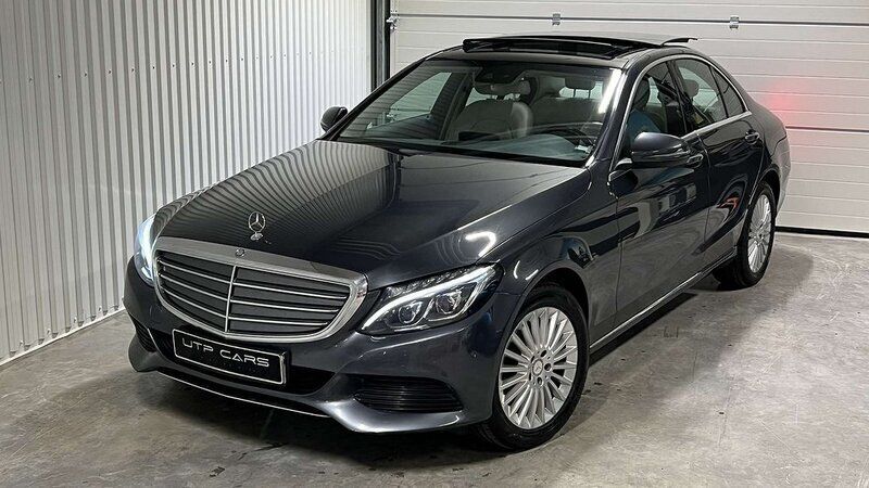 Grå Begagnad 2016 Mercedes C250 Sedan | 297 800 kr (Lite dyr) - Bild 1/4