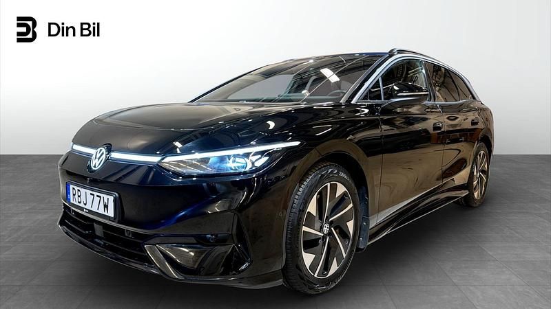 Svart Begagnad 2024 VW ID.7 Pro Kombi | 509 900 kr (Marknadspris) - Bild 1/4