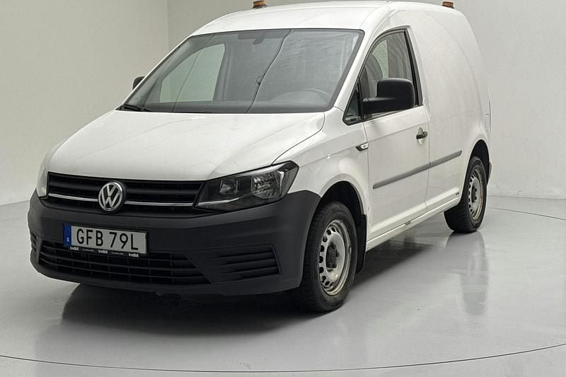 Vit Begagnad 2020 VW Caddy Minibuss | 70 000 kr (Superpris) - Bild 1/4