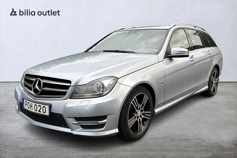 Silver Begagnad 2014 Mercedes C220 Avantgarde Kombi | 119 900 kr (Superpris) - Bild 1/3
