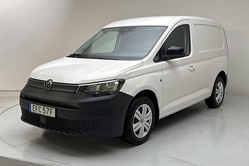 Vit Begagnad 2021 VW Caddy Minibuss | 300 000 kr (Dyr) - Bild 1/4