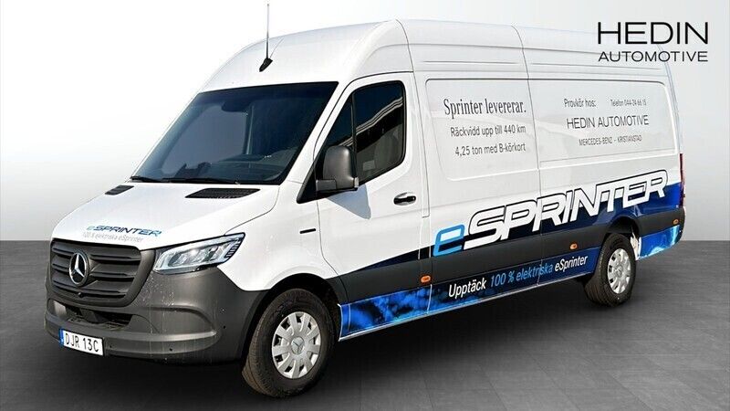 Vit Begagnad 2024 Mercedes E-Sprinter Van | 1 017 000 kr (Dyr) - Bild 1/4