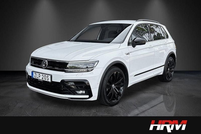 Vit Begagnad 2019 VW Tiguan R-line SUV | 289 900 kr (Marknadspris) - Bild 1/4