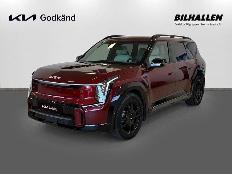 Röd Begagnad 2024 Kia EV9 3 SUV | 739 900 kr - Bild 1/4