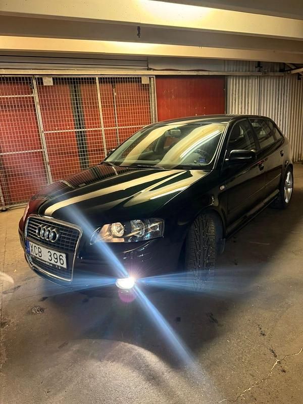 Begagnad Audi A3 200 HK (147 kW) 2006 Grön metallic Halvkombi