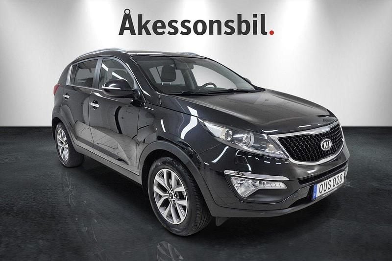 Svart Begagnad 2015 Kia Sportage SUV | 109 000 kr (Marknadspris) - Bild 1/4