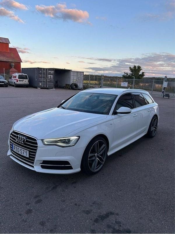 Vit Begagnad 2016 Audi A6 Sport Kombi | 154 900 kr (Bra pris) - Bild 1/4